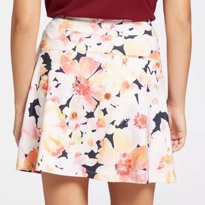 LADY HAGEN | 16" Flounce Golf Cocktail Hour Skort in Watercolor Floral